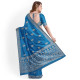 Exclusive Royal Princess Deep Skyblue Woven Kanjivaram Saree by Abaranji